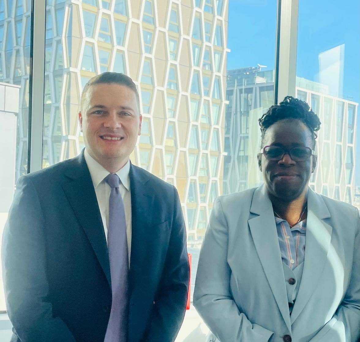 Rosamund meets with Secretary of State, Wes Streeting